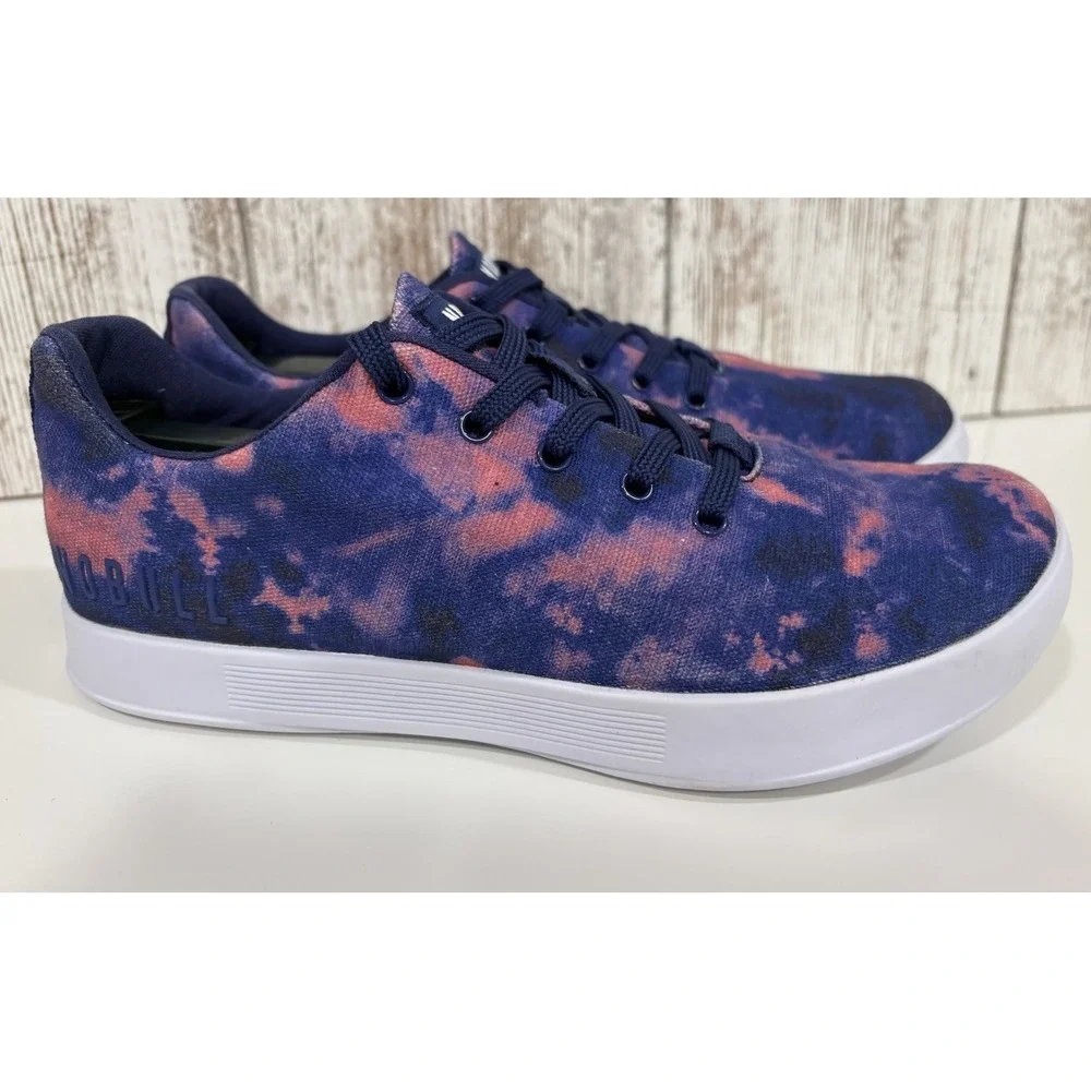 NOBULL Tie Dye Trainer Canvas Lace Up Sneakers Sz W 9 / M 7.5